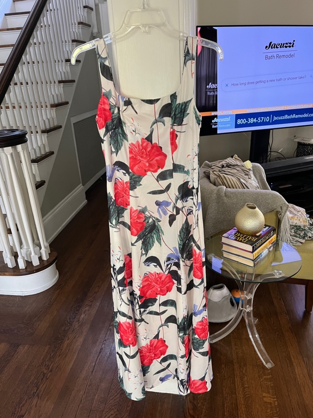 NWT Commense Maxi Flowered Sun Dress